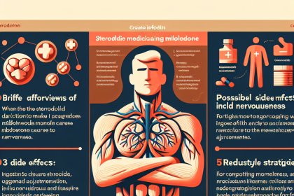 Qué ajustes hacer si Mibolerone genera nerviosismo