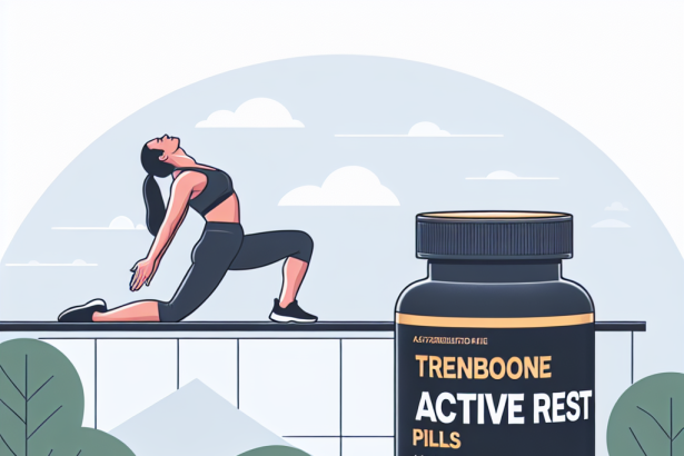 Qué papel juega el descanso activo con Pastillas de trembolona