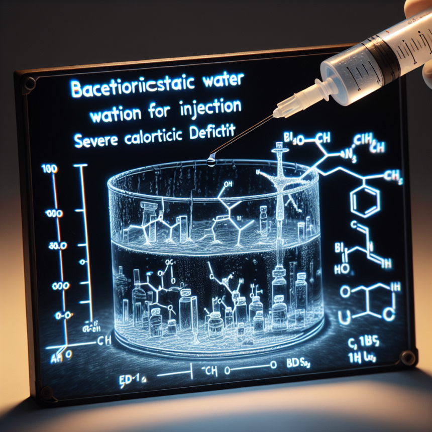 Cómo se comporta Agua bacteriostática para inyección con déficit calórico severo