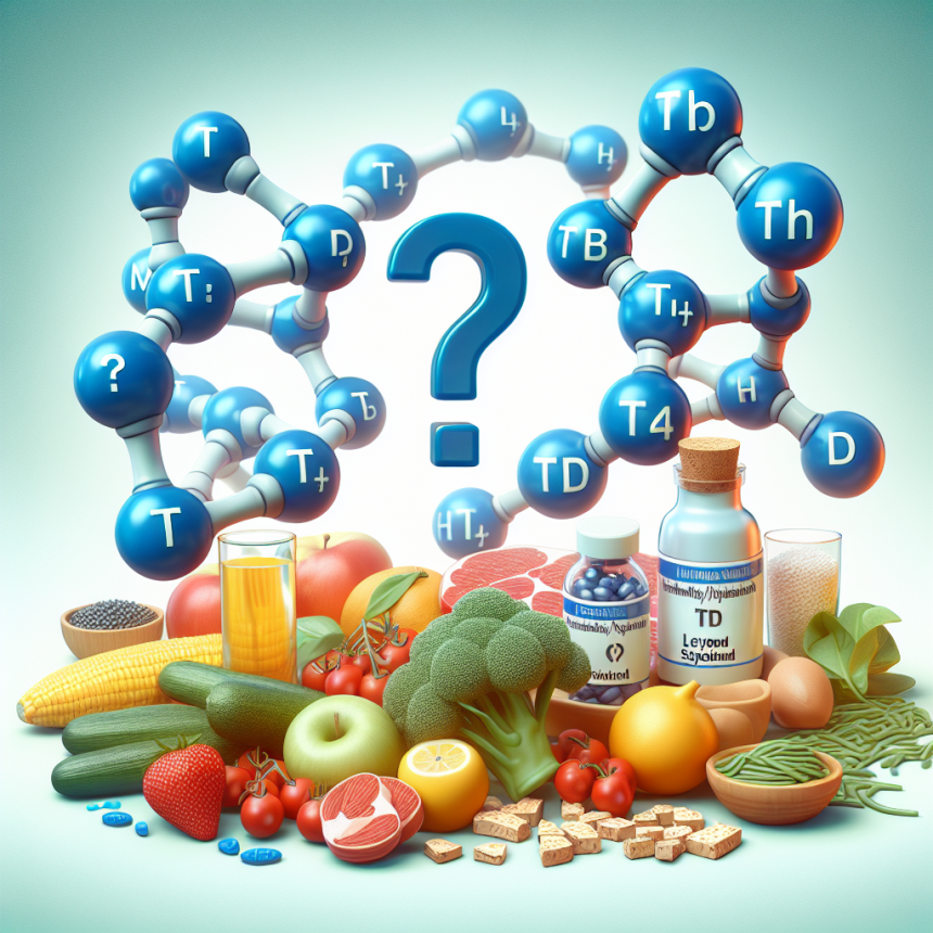 ¿Puede L-Thyroxine Sodium/Levothyroxine Sodium (LT4 sodium) usarse durante una dieta estricta?