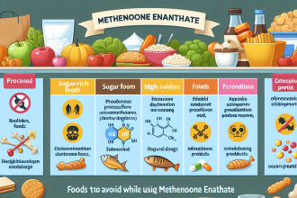 Qué evitar comer al usar Enantato de metenolona