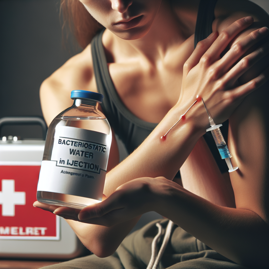 ¿Qué hacer si Agua bacteriostática para inyección te produce dolor muscular?