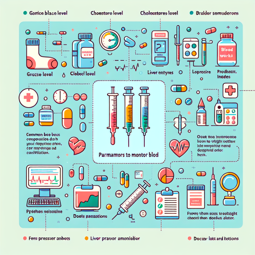 Qué parámetros vigilar en sangre al usar Inyecciones y pastillas para adelgazar