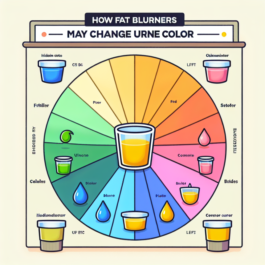 ¿Quemadores de grasa cambia el color de la orina?