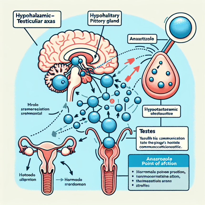 Cómo afecta Anastrozol al eje HPTA