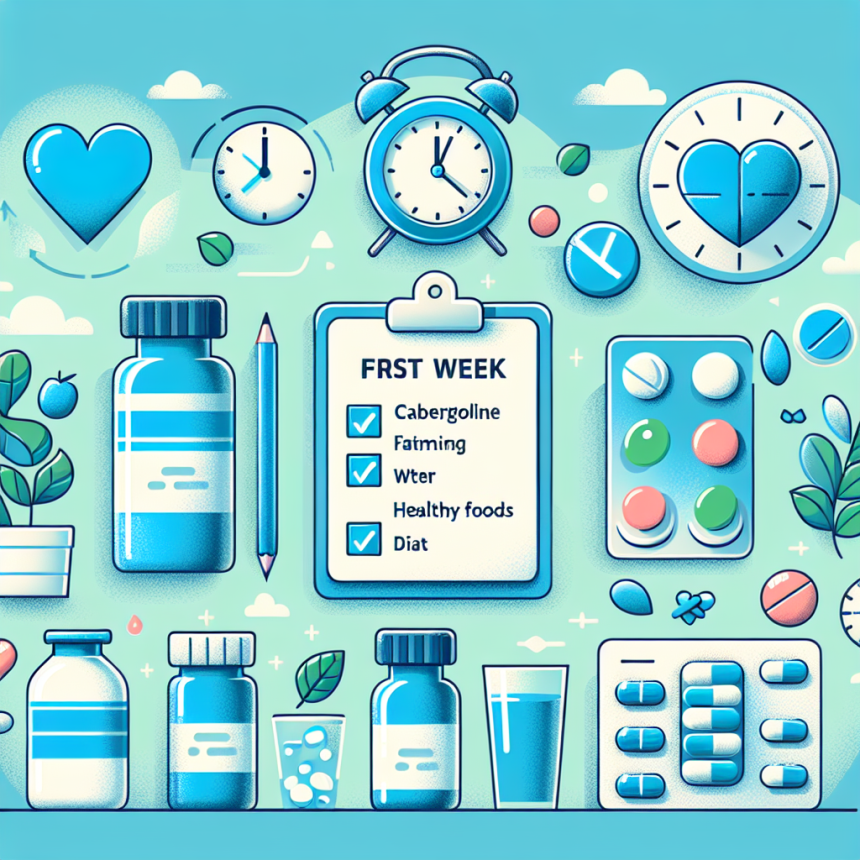 Consejos para la primera semana con Cabergolina