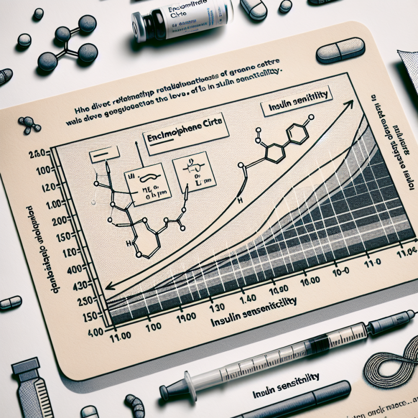 Enclomiphene citrate y sensibilidad a la insulina: relación directa