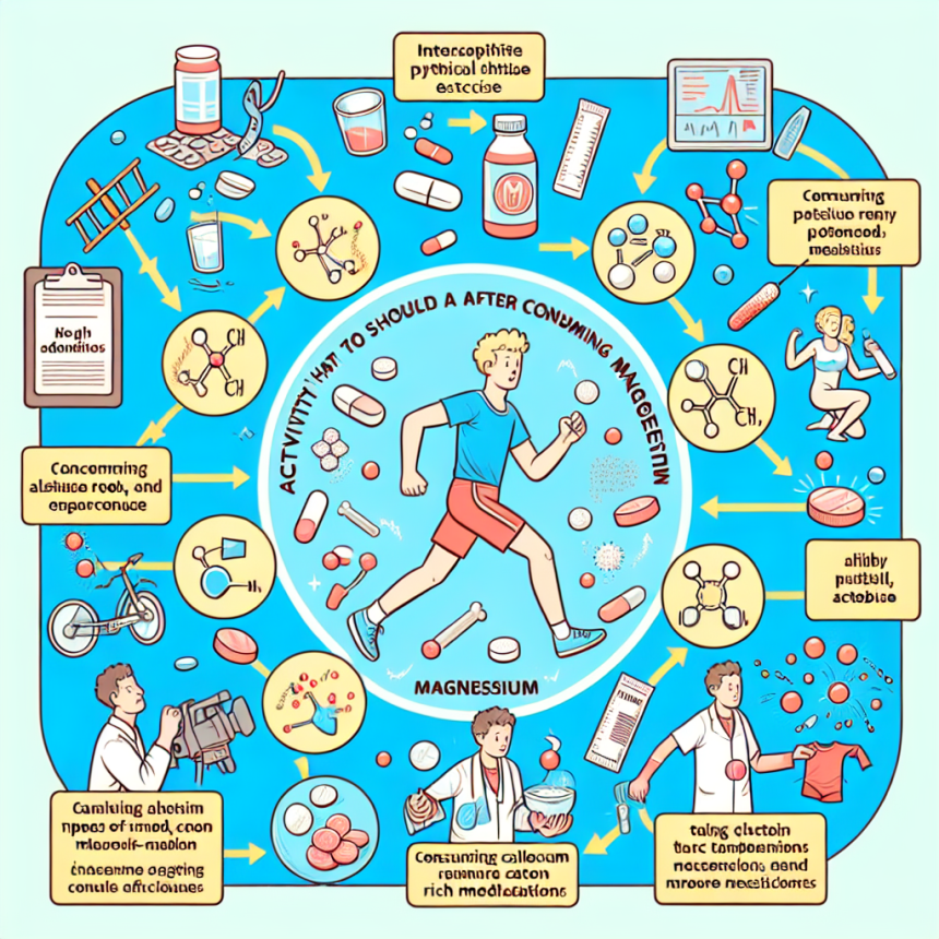 Qué evitar hacer justo después de tomar Magnesium