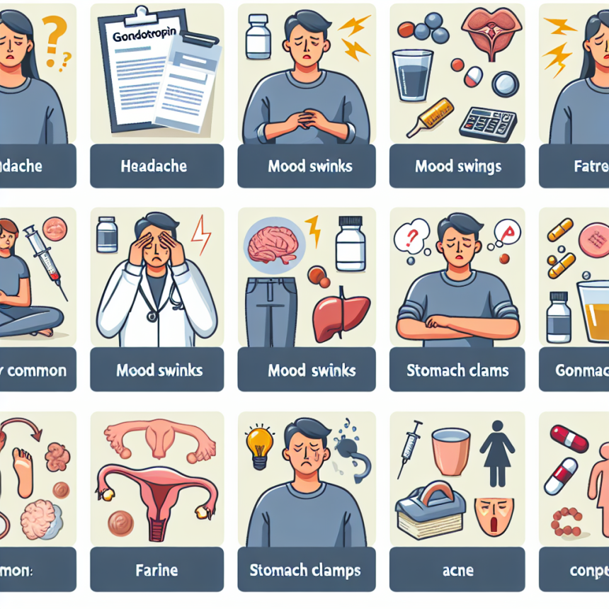 Qué síntomas pueden confundirse con efectos de Gonadotropina