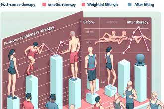 Cómo afecta Terapia posterior al curso a la fuerza isométrica