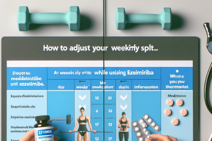 Cómo ajustar tu split semanal al usar Ezetimiba