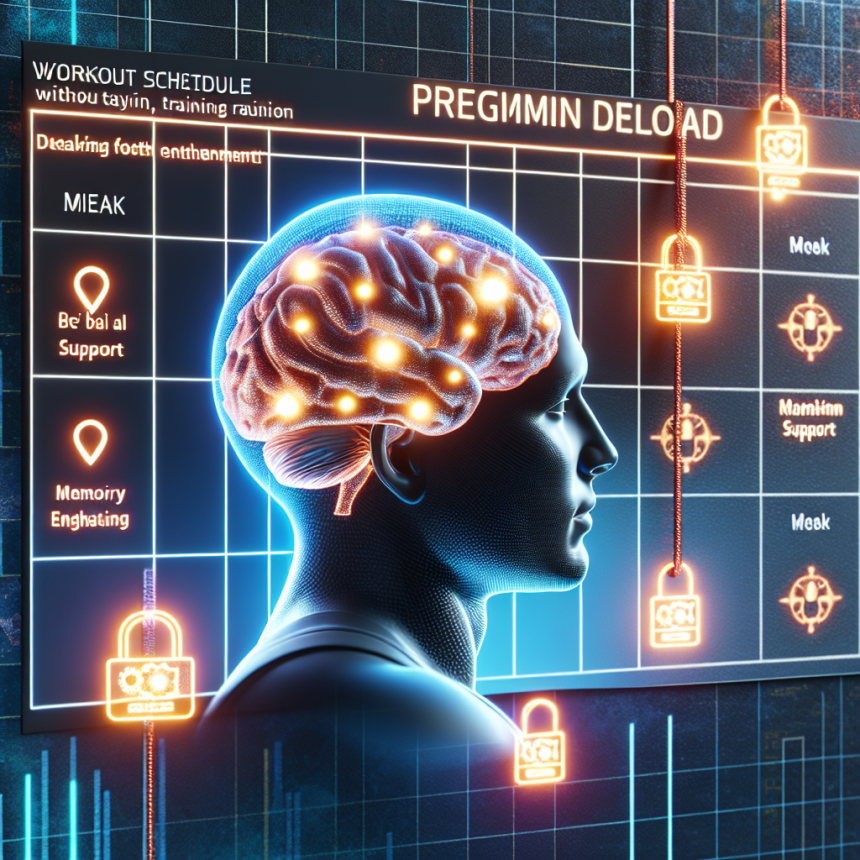 Cómo programar deloads sin perder efecto de Apoyo al cerebro y la memoria