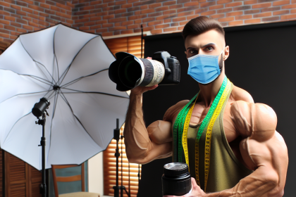 Prohormon en preparación para sesiones fotográficas