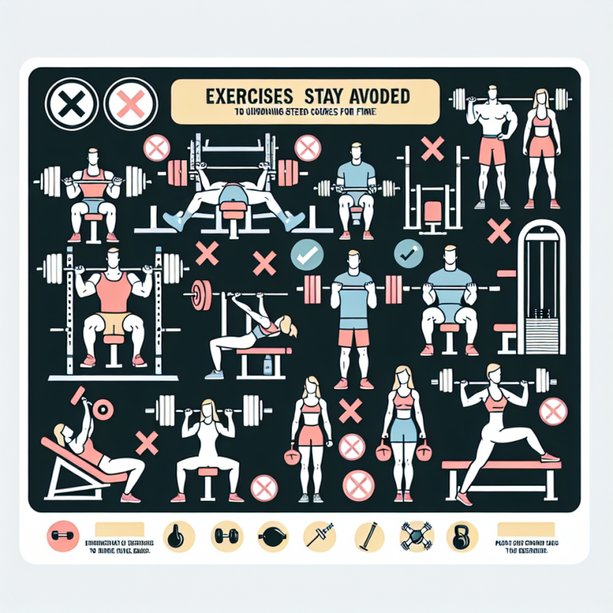 Qué ejercicios evitar si usas Cursos de esteroides para mujeres por primera vez