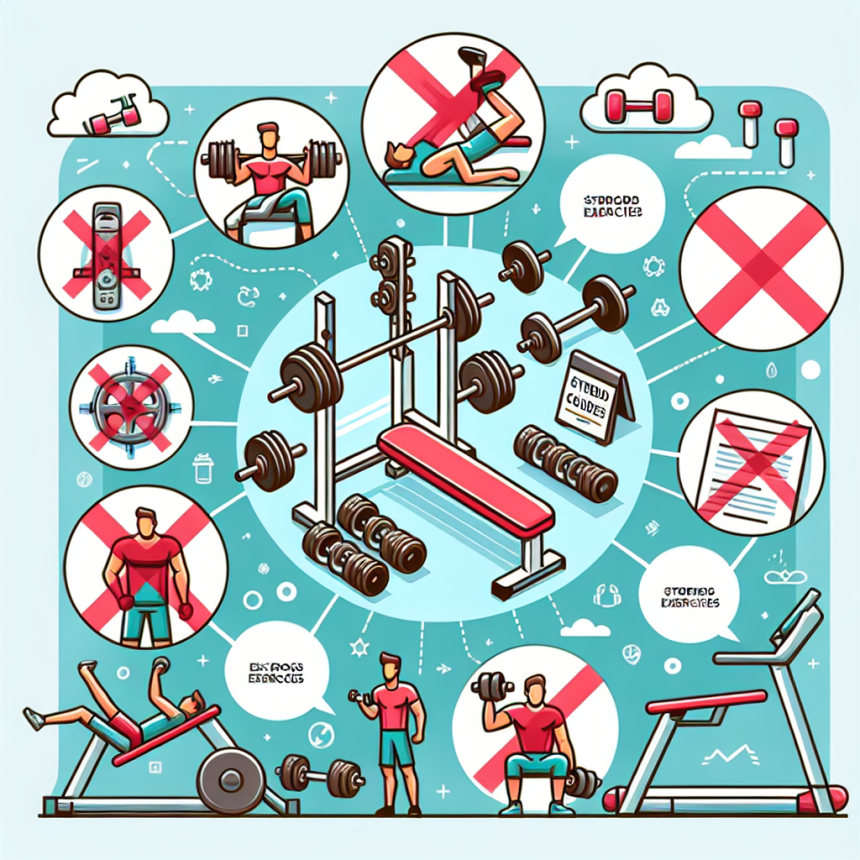 Qué ejercicios evitar si usas Esteroides Cursos en solitario por primera vez