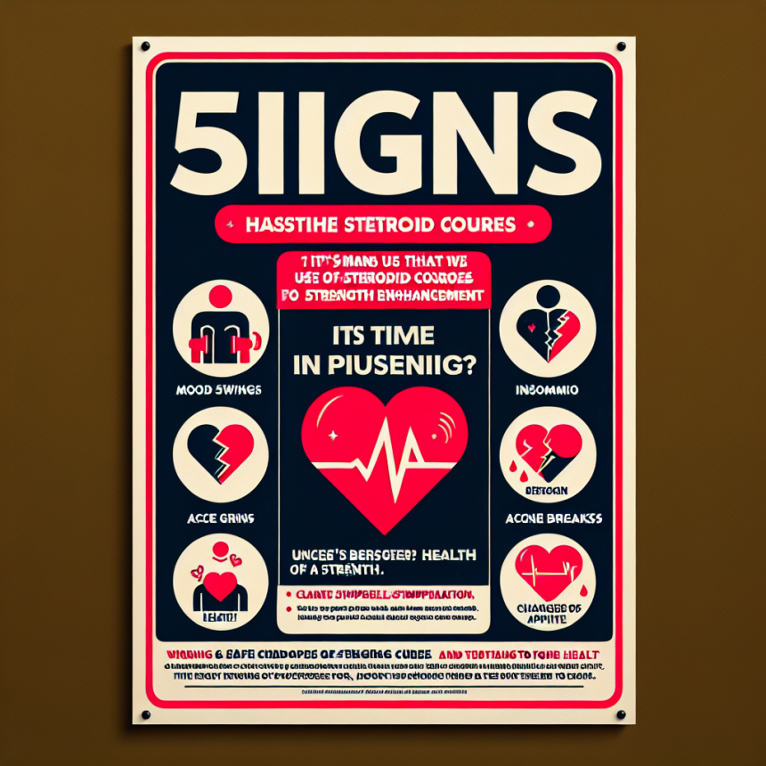 Qué señales indican que debes pausar el uso de Cursos de esteroides para aumentar la fuerza