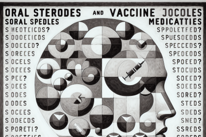 Esteroides orales y vacunas/medicamentos: preguntas prudentes